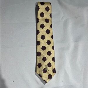 Classic Gold Floral Patterned Tie